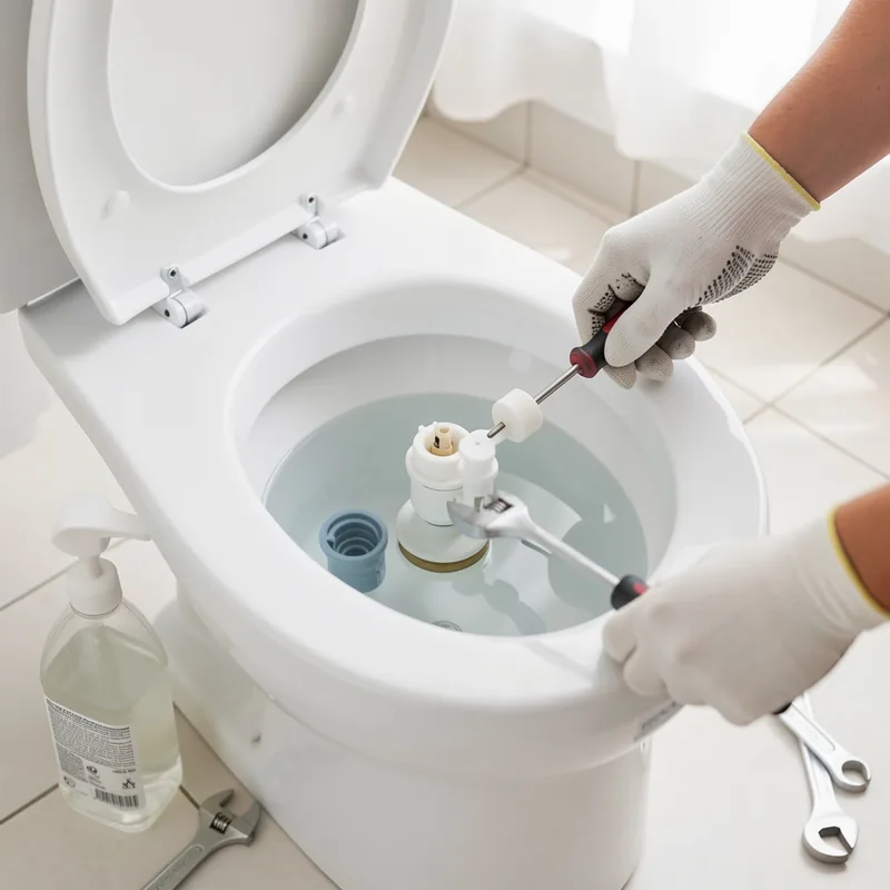 Réparer une chasse d'eau qui fuit : causes et solutions